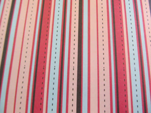 Scapbook Printed Paper, Printed 30cm x 30cm, Stripes, Multi Coloured, 1pc