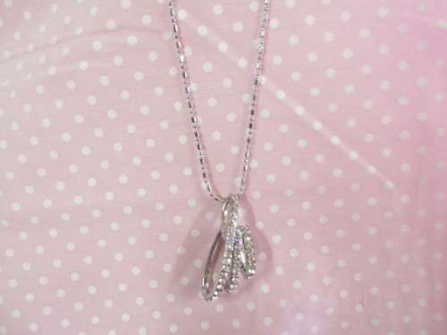 Riza Necklace, Clear Rhinestones, Nickel, 41cm With 5cm Extender, 1pc