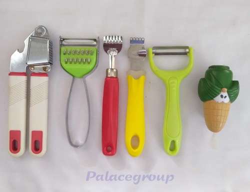 6pc Mixed Kitchen Utensils with Frying Basket