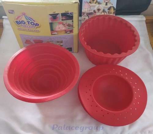 Big Top Cupcake Silicone Bakeware, The Ultimate Party Activity, Bake Gaint Cupcakes, 25X Bigger.....