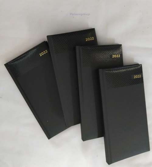 Slim 2022 Personal Diary Notebook, Diamond Black, See Photos For Detail