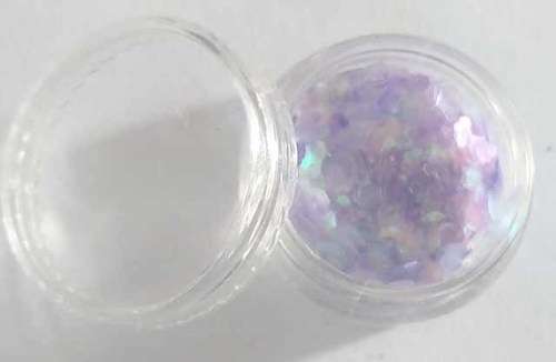 Nail Art, Glitter, Lilac, In Container