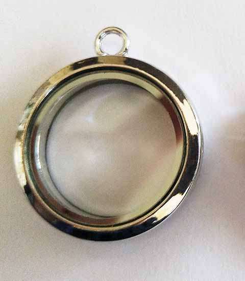 Pendant, Locket, Nickel 35mm, 1pc