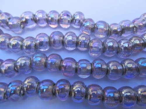 Other beads, Pandora Beads, Pink AB, 10mm, 4pc