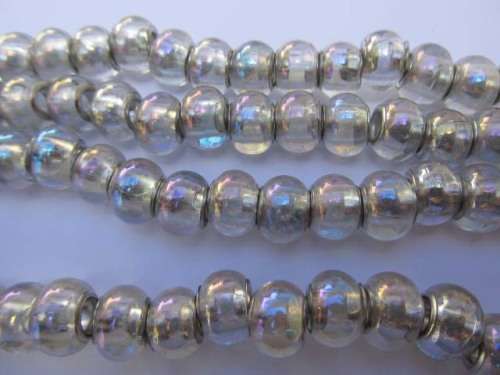 Other beads, Pandora Beads, Clear AB, 10mm, 4pc