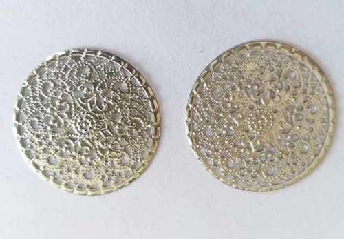 Misellaneous, Multipurpose Disc, Metal, Nickel Colour, 30mm, 1pc