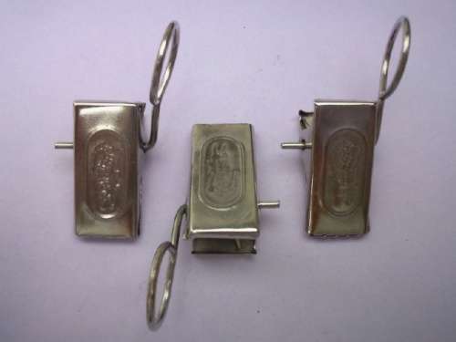 Tableware, Table Clips, Nickel, 24mm, 6pc