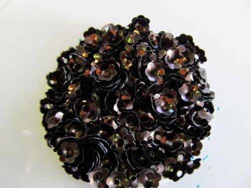 Findings, Beadcaps, Acrylic, Brown, 6mm, ±300pc