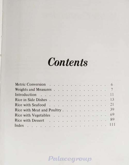 Popular Rice Dishes, Full Colour Photo`s, 1973, 125 Recipes, 112 Pages, Hardcover, A4