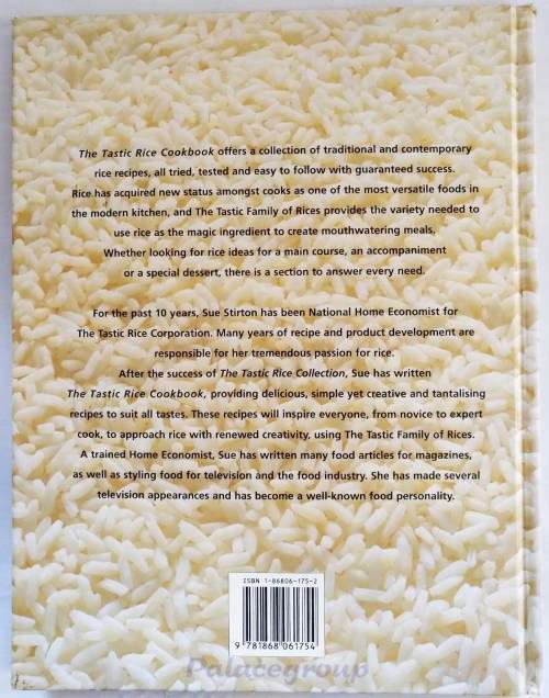 Rice - The Tastic Rice Cookbook, Full Colour Photo`s, 1999, 124 Recipes, 128 Pages, Hardcover, A4