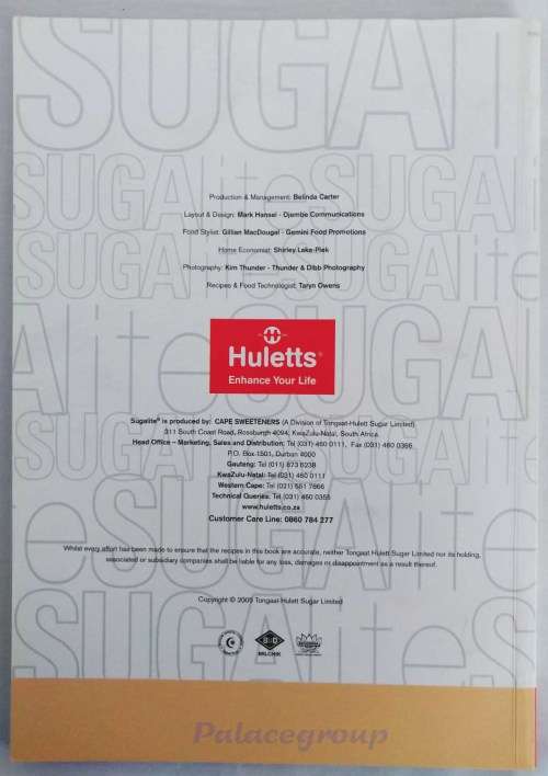 SugaLite®, Full Colour Photo For Every Recipe, 50 Recipes, 91 Pages, Paperback, +A4