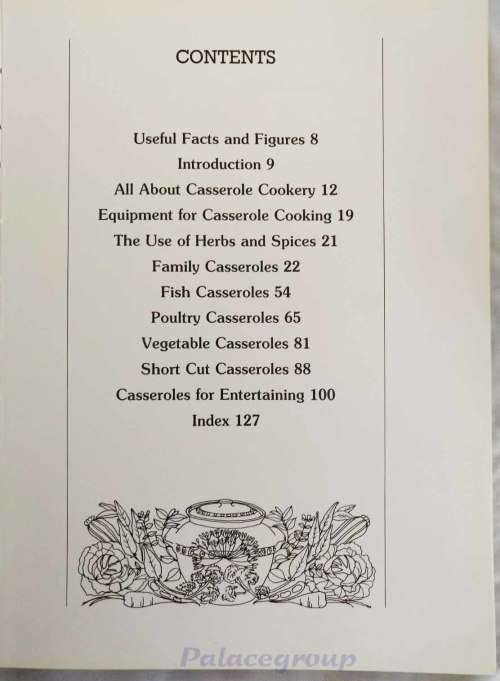 Woman`s Own - Book Of Casserole Cookery, 128 Pages, Rec 132, Hardcover, +A4
