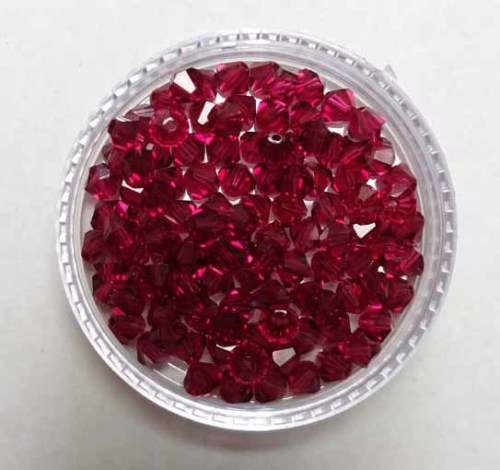 Swarovski Crystal Bicone, Dark Grape, 3mm, 1pc