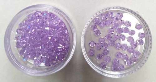 Swarovski Crystal Bicone, Lilac, 3mm, 1pc