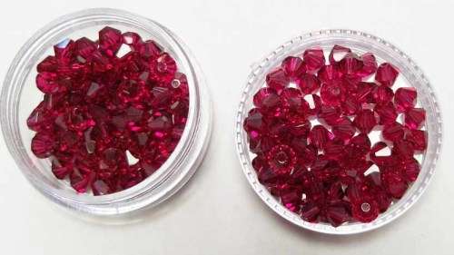 Swarovski Crystal Bicone, Dark Grape, 5mm, 1pc