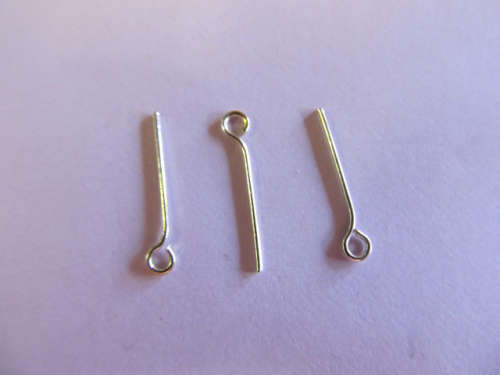 Eye Pin, Silver 925, 15mm, 1pc