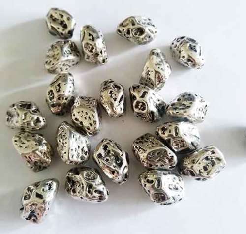 Metal Beads, Nuggets, Metal, Nickel, 16mm x 11mm, 4pc