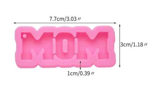 Silicon Moulds, Mom, 7,7cm x 3cm, 1pc