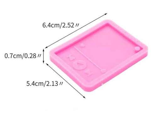 Silicon Moulds, MP3, 6,4cm x 5,4cm, 1pc