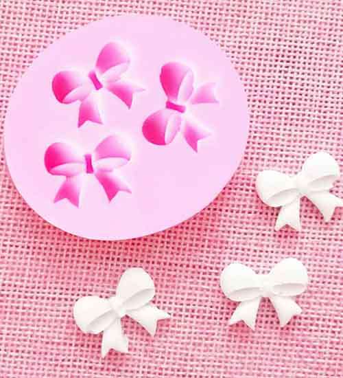 Silicon Moulds, Bows, 5,5cm x 5cm, 1pc