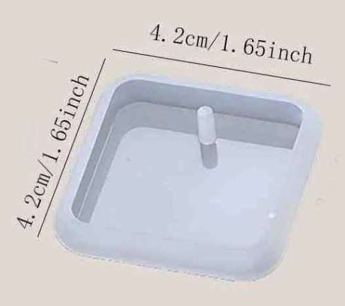Silicon Moulds, Pendant Mould, 4,2cm x 4,2cm, 1pc