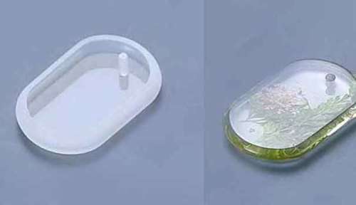 Silicon Moulds, Pendant Mould, 5,3cm x 3,5cm, 1pc