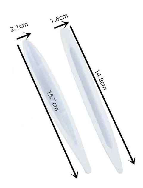 Silicon Moulds, Pen Mould, 2pc / 1 Set