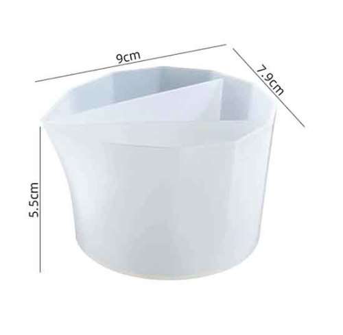 Silicon Moulds, 3 Grid Silicon Dispenser, 9cm x 5,5cm x 7,9cm, 1pc