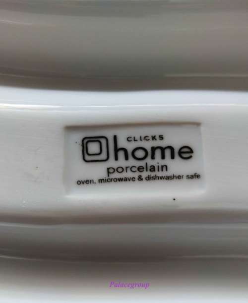 White Porcelain Condiment Bowl, 3 in 1, 305mm x 225mm x 45mm