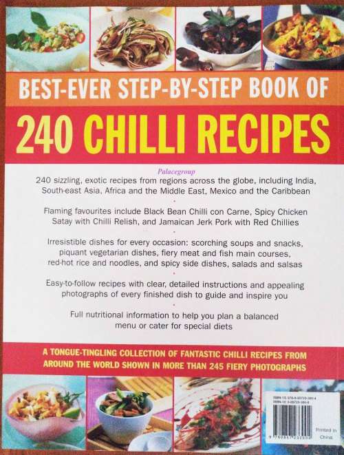 BEST-EVER STEP-BY-STEP BOOK OF CHILLI RECIPES, Jenni Fleetwood, 128Pg, Recp 240, +A4
