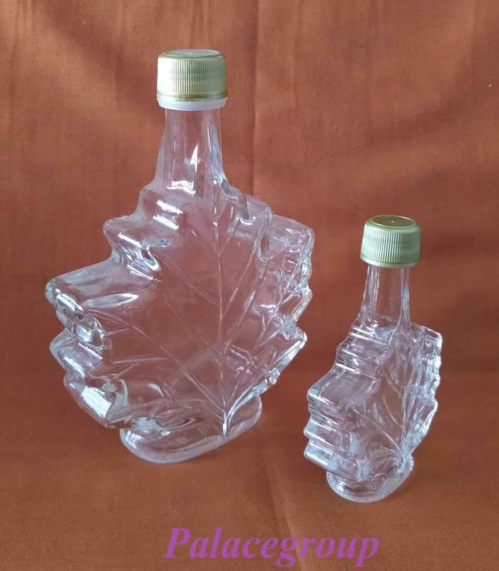 2 x Maple Syrup Bottles, Large Bottle Size 170 x 125mm, Small Bottle Size 112 x 78mm, See Photo`s