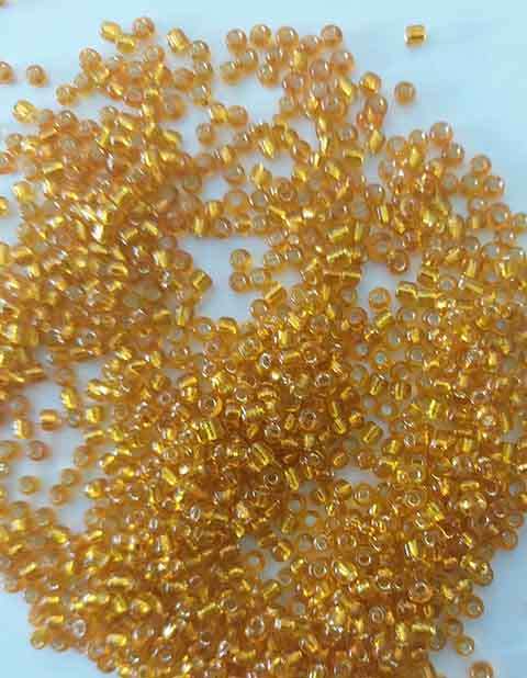 Glass Beads, Seedbeads, Orange, 11/0, 13gr