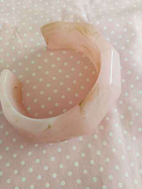 Burtell Bracelet, Pink Bangle, Top Width 33mm, 1pc