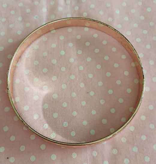Mistique Bracelet, Rose Glod Coloured Bangles, 67mm Inside Diameter, Width 7mm, 1pc