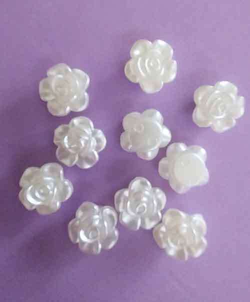 Findings, Sliders, Acrylic, Rose, Beige, Hole Side To Side, 12mm, 4pc
