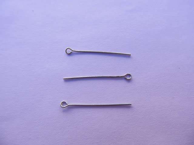 Findings, Eyepin, Nickel, 35mm, ±50pc