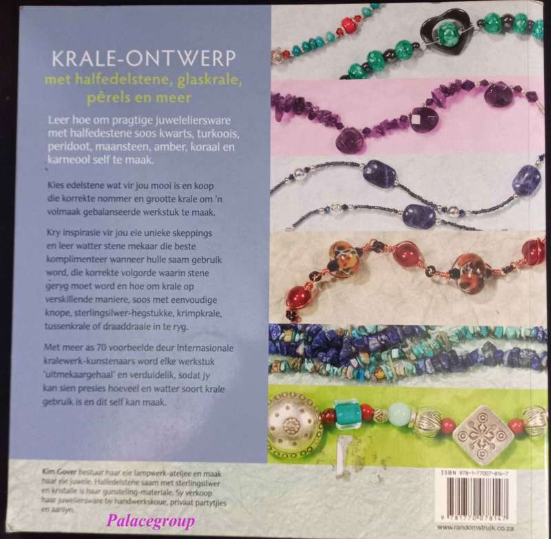 Krale-Ontwerp Met Halfedelstene, Glaskrale, Pêrels En Meer, Kim Gover, Bl 128, +A4, Sagteband