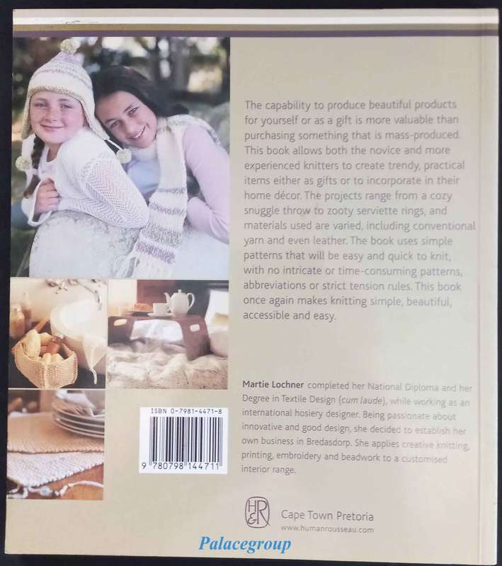 Knit, 35 Knitting Projects With A Contemporary Twist, Martie Lochner, Colour Photos, 111 Pg, +A4