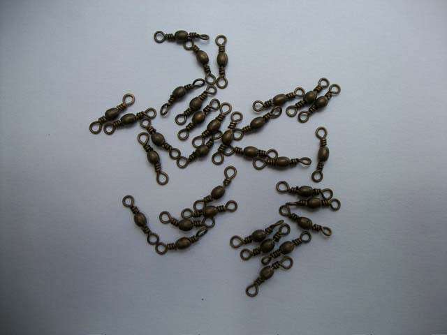Findings, Connector, Swivel, Metal, Bronze , 12mm, 20pc