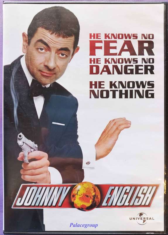 Johnny English, He Knows No Fear, He Knows No Danger, He Knows Nothing, DVD