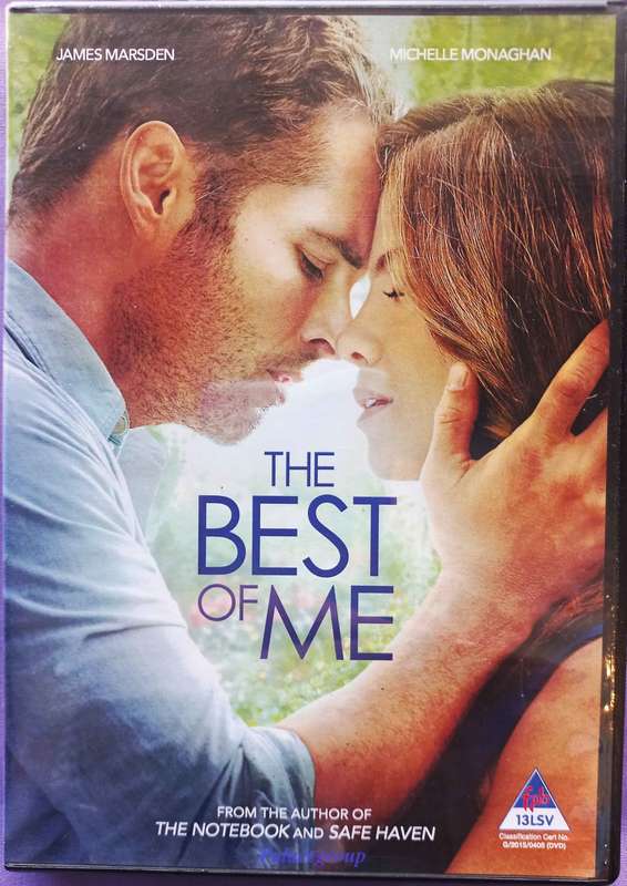 The Best Of Me, James Marsden & Michelle Monaghan, From The Author Of  The Notebook, DVD