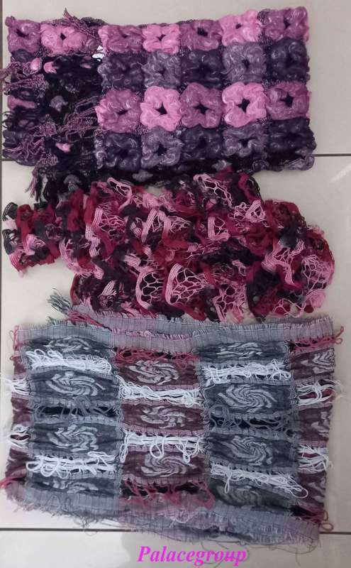 Scarves x 3, Assorted Colours - Grey, Maroon, Pink, Lightly Perfumed, Rarely Used, Length ±180cm