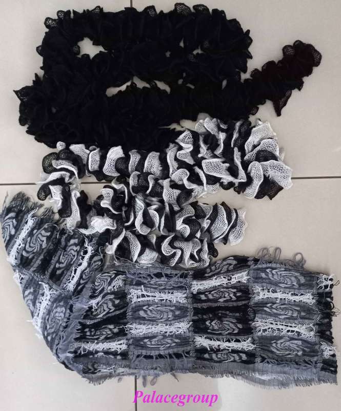Scarves x 3, Assorted Colours, Lightly Perfumed, Rarely Used, Length ±180cm