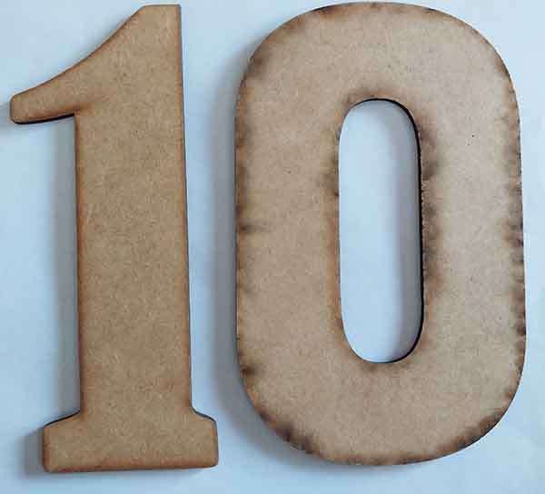 Embellishments, Shapes, 10, Wood, 180mm, 1pc