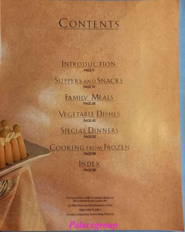 Microwave And Freezer Cookery, Carol Bowen, 80 Pg, Recp 100, +A4