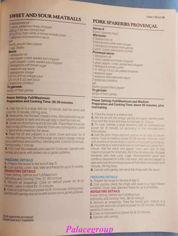 Microwave And Freezer Cookery, Carol Bowen, 80 Pg, Recp 100, +A4