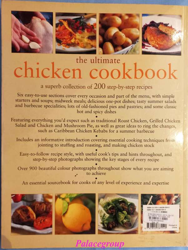 The Ultimate Chicken Cookbook, Linda Fraser, 200 Recipes, Color Photo`s, 256 Pg, +A4, Paperback