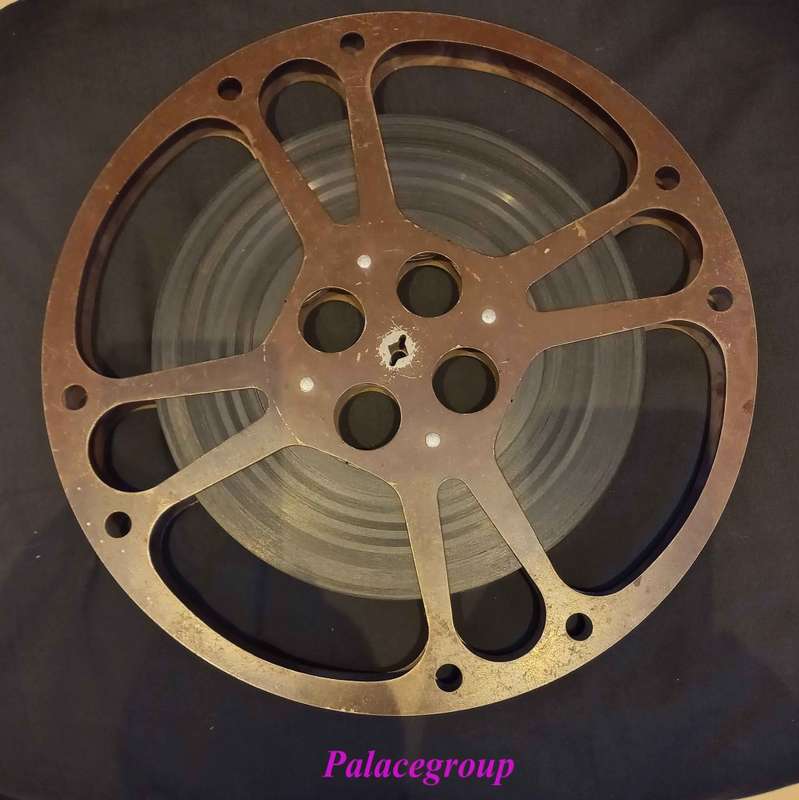 Projector Reel, Ampro, Diameter 135mm, Colour - Brown