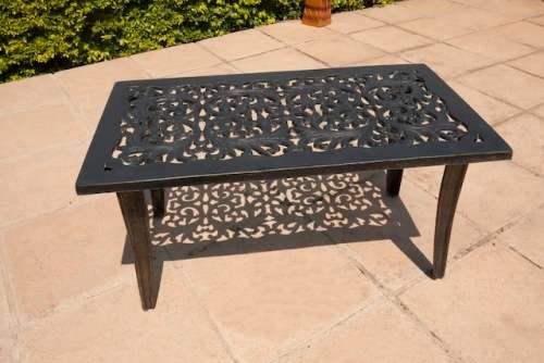 Cast Aluminium Coffee Table
