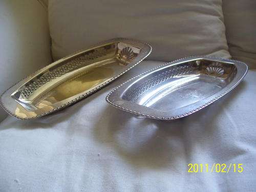 Silver Plated Oblong Dishes